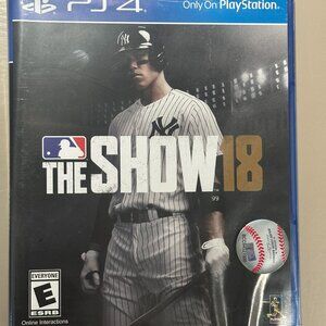 GREAT DEAL! Barely used THE SHOW 18 MLB for PS4 - Playstation game disc!